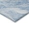 Homeroots 9' X 12' Denim Blue And Sky Blue Abstract Washable Indoor Outdoor Area Rug 582984 - alternate 5