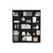 Homeroots 71" Black Five Tier Bookcase 546350 - alternate 5