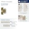 Amerock 3/4in 19mm Door Thickness Full Inset Full Wrap Ball Tip Golden Champagne Cabinet Hinge, Single PK3175TBBBZ - alternate 2