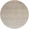 Homeroots 8' Beige And Ivory Round Ombre Washable Indoor Outdoor Area Rug 595783 - alternate 4