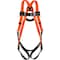 Miller Non-Stretch Full-Body Harness w/Hi-Viz Webbing, 5 Points of Adjustment, Back D-Ring, Mating Chest Buck T4500/XXXLAK - alternate 1