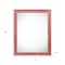 Homeroots 24" x 36" Red Solid Wood Hanging Picture Frame 386554 - alternate 3