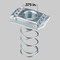 Newhouse Electric 3/8 in. Strut Channel Spring Nut Coupling, Electro-Galvanized Nuts for A, C Steel Channels, 5PK SP38-5PK - alternate 4