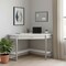Homeroots 42" White and Silver Corner Computer Desk 355733 - alternate 3
