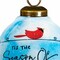 Homeroots Season of Miracles Wordings Snowman Hand Painted Mouth Blown Glass Ornament 477558 - alternate 4