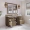James Martin Vanities Bristol 60" Single Vanity Whitewashed Walnut, w/ 3 CM Siberian Silestone Top 157-V60S-WW-3SFR - alternate 4