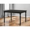 Homeroots 48" Black Solid Wood Dining Table 517757 - alternate 3