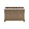 James Martin Vanities Brookfield 60'' D Vanity, Pecan w/3 CM Jasmine Pearl Silestone Top w/FreePower Wireless Charger 547-V60D-PCN-FEJP - alternate 1