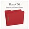 Pendaflex HD Fastener Folder, 1/3-Cut Tab: Assorted, Expands 0.75", 2 Fasteners, Letter Size, Assorted, 50PK 1006957 - alternate 3