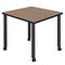 Regency Square Kee Small Breakroom Table, 30 in W, 30 in L, Noble Oak TBMC3030NOBK - alternate 1