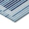 Homeroots 10' X 14' Sky Blue And Denim Blue Striped Washable Indoor Outdoor Area Rug 610509 - alternate 4