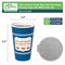 Ecoquality 16oz Insulated Paper Hot Cups With White Flat Lids New York Greek Design Cups, 500PK EQ16OZANGPCWFL-500 - alternate 4