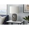 Monarch Specialties Lighting, 26"h, Table Lamp, Dark Grey Ceramic, Ivory / Cream Shade, Contemporary I 9674 - alternate 2
