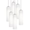 Afx Leo 6-Light Round Pendant, 120V, 60W, Satin Nickel LEOP0412MBSNRND6 - alternate 1