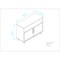 Homeroots Modern White And Natural Two Door Console Table 389028 - alternate 4