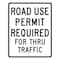 Sign Solutions Usa Traffic Sign, 30 in Width, Aluminum Sign, Vertical Rectangle DUS12DWT2430EM-5 - alternate 1