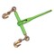 Mytee Products 5/16 in-3/8 in Hi-Viz Green Ratchet Chain Binder, 5/16 in Grab & 1/2 in Slip Hook, 2PK CBRS516-SGx2 - alternate 3