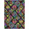 Homeroots 3' X 5' Black Yellow And Green Geometric Washable Indoor Outdoor Area Rug 609124 - alternate 5