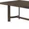 Homeroots 70" Espresso Wood Trestle Base Dining Table 631277 - alternate 4