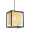 Homeroots Gold and Black Geometric Metal Ceiling Light 524178 - alternate 5