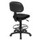 Office Star Products DC Series Sculptured Seat & Back Custom Fabric Drafting Chair, Dillon Black DC517V-R107 - alternate 4