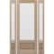 Doornmore G7501, 65.25" x 98" ( 36" Door + 2x12" Side) Left Hand, Mahogany 3/4 Lite Exterior Door G7501-SW-3696-G7501-SL_1-2_LI - alternate 6