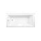 Kingston Brass 66-Inch Acrylic Rectangular 3-Wall Alcove Tub Combo with Waste and Overflow Drain, Left Hand Drain CVTAP663222L1 - alternate 3