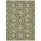 Homeroots 5' X 8' Olive Green Brown And Ivory Moroccan Washable Indoor Outdoor Area Rug 605170 - alternate 3