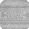 Homeroots 8' Silver Gray And Ivory Round Southwestern Washable Indoor Outdoor Area Rug 582856 - alternate 4