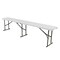 Elama 6 Foot Plastic Folding Bench in White ELM-ZD183C - alternate 1