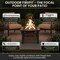 Pure Garden 26-inch Wood Burning Fire Pit, Bronze 50-154 - alternate 4