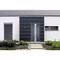 Vdomdoors Steel Door Deux 1717 Gray Graphite Stainless Inserts Single Modern Painted-W36xH80-Left-hand Outswi DEUX1717EXD-GRE-W36xH80-LH-O - alternate 9