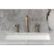 Kingston Brass Widespread Bathroom Faucet with Push Pop-Up Drain, Antique Brass KS1413KNX - alternate 4