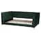 Baxton Studio Oksana Glam and Luxe Emerald Green Velvet and Gold Metal Full Daybed 257-14138-ZORO - alternate 4