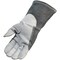 Caiman Premium Split Deerskin TIG Welder's Glove with a 4" Gray Extended Cuff 1864-4 - alternate 2