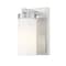Z-Lite Danica 1-Light Wall Sconce, 4.75 in W, Brushed Nickel 3044-1S-BN - alternate 1