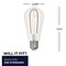 Bulbrite LED Filament 3W, Dimmable ST18, Clear Glass, E26 Base, 2100K, 230 Lm, 4PK 862867 - alternate 3