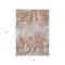 Homeroots 3' X 5' Copper And Ivory Abstract Washable Indoor Outdoor Area Rug 631335 - alternate 4