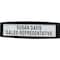 Fellowes Name Plate, ABS Plastic, Black 75906 - alternate 1