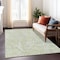 Homeroots 10' X 14' Artichoke Green And Fern Green Abstract Washable Indoor Outdoor Area Rug 588467 - alternate 5