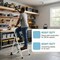 Wrightmaster 2-Step Lightweight Steel Step Stool, 7 ft. Reach with Non-Marring Feet, 330 lbs. Capacity Zoro1172G-B - alternate 5