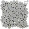 Apollo Tile White 7x7 Glass, Stone Marble Glossy Floor and Wall Mosaic Tile 4.67 sqft/case, 5PK APLMOK88013A - alternate 5