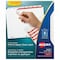 Avery Dennison Print-On Clear Label Dividers, Laser/Inkjet, 8 Tab, Pk5 11437 - alternate 1