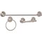 Home Impressions Aria Brushed Nickel 3- Piece Bath Hardware Set 494788 - alternate 1