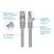 Monoprice Ethernet Cable, Cat 5e, Gray, 10 ft. 3386 - alternate 4