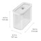 Zwilling Fresh and Save Cube Boxes, Plastic, Food Container, 2-pc Medium Tall Cube Set, 1.9-qt 1029990 - alternate 4