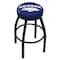 Holland Bar Stool Co 30" Blk Wrinkle Nevada Swivel Bar Stool, Accent Ring L8B2B30NevaUn - alternate 1