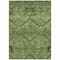 Homeroots 3' X 5' Olive Green Fern Green And Artichoke Green Floral Washable Indoor Outdoor Area Rug 588900 - alternate 2