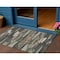 Homeroots 3' X 5' Charcoal Copper And Ivory Abstract Washable Indoor Outdoor Area Rug 612485 - alternate 1