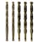 Drill America 5 Piece Cobalt Quick Change Hex Shank Drill Bit Set (1/4" - 1/2") POUCOHEX5 - alternate 1